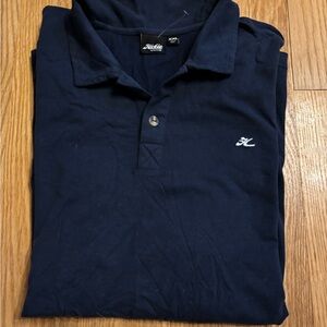 Hobie By Hurley Men's Navy Soft  Polo Shirt - Size XXL